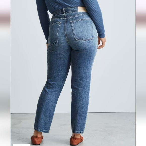 Everlane Curvy '90s Cheeky Straight Jeans Size 33 - Picture 3 of 7